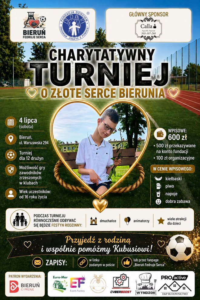 Charytatywny Turniej o Z�ote Serce Bierunia